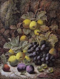 Still Life of Apples, Grapes & Other Fruit