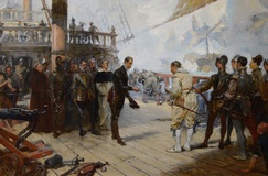 The Surrender of Don Pedro De Valdez to Sir Francis Drake
