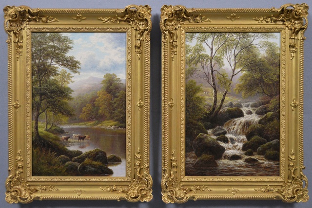 On the Wharfe, Bolton Woods, Yorkshire & Posforth Gill, Bolton Woods, Yorkshire