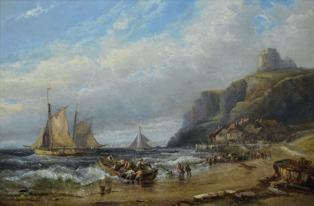 Fishing Boats by the Coast