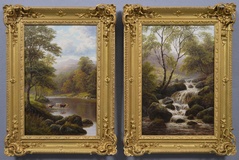 On the Wharfe, Bolton Woods, Yorkshire & Posforth Gill, Bolton Woods, Yorkshire