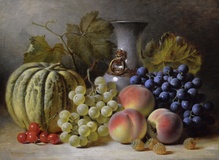 Still Life of Fruit & a Vase